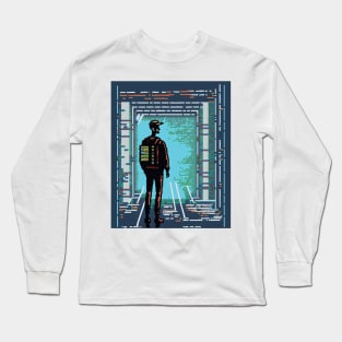 the code time traveler Long Sleeve T-Shirt